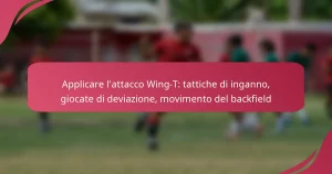 Applicare l’attacco Wing-T: tattiche di inganno, giocate di deviazione, movimento del backfield